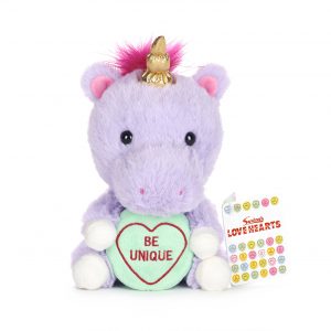 LOVE HEARTS 18CM (7') UNICORN 'BE UNIQUE', 37331